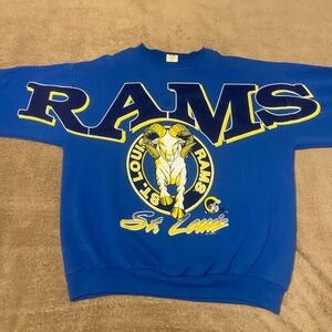 Vintage 90s St. Louis Rams Crewneck Sweater
